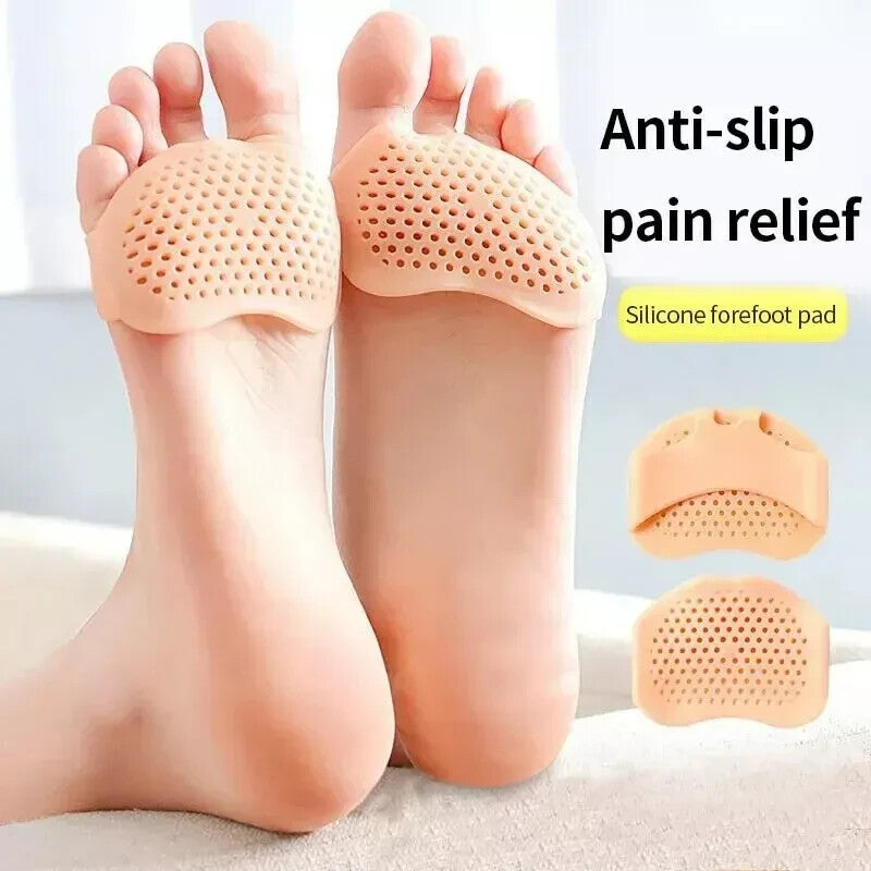 2x Heel Gel Foot Silicone Protector Cracked Care Skin Sleeves Socks Blister Uk.
