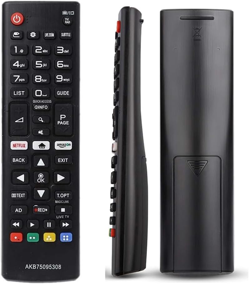 Replacement LG TV Remote Control with Netflix & Prime Video Button, Universal Compatible with 3D, HDTV, LCD, LED, Smart TVs, Updated Long Distance Transmission Remote Controller for All LG TV Models