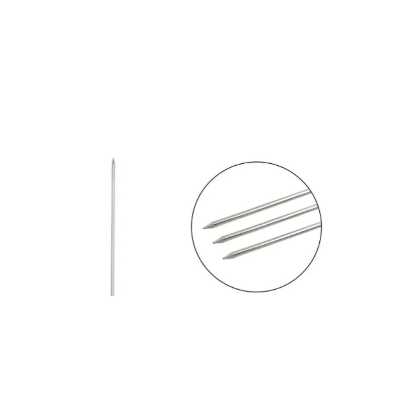 12pcs Metal BBQ Kebab Skewer Sticks Wooden Handle 30 cm