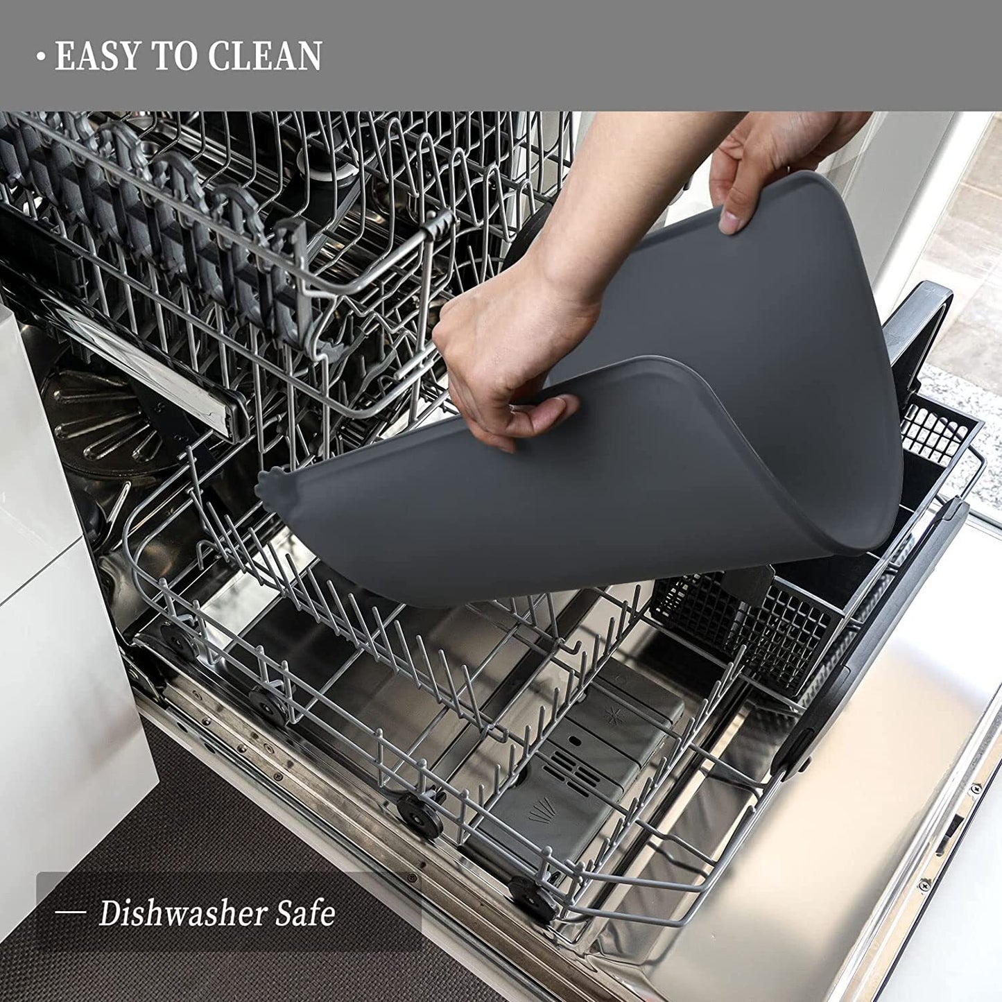 Cat Dog Food Mat For Pet Feeding Bowl Floors Waterproof Non Slip Silicone