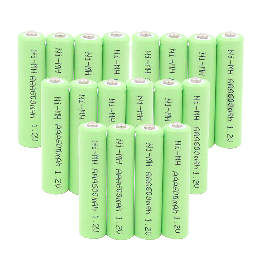 AA AAA Rechargeable Solar Light Batteries 600mAh 400mAh 300mAh NiMH 1.2V UK