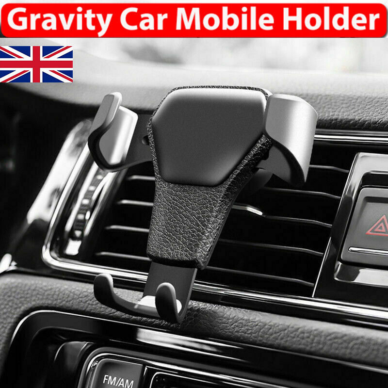 Universal Mobile Car Phone Holder Air Vent Gravity Design Mount Cradle Stand