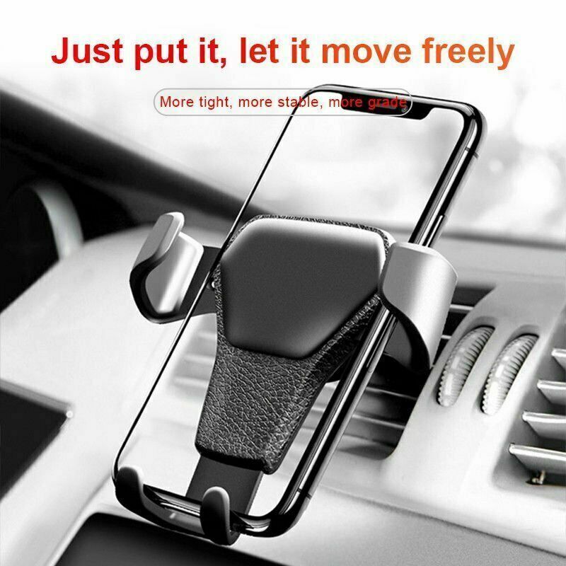 Universal Mobile Car Phone Holder Air Vent Gravity Design Mount Cradle Stand