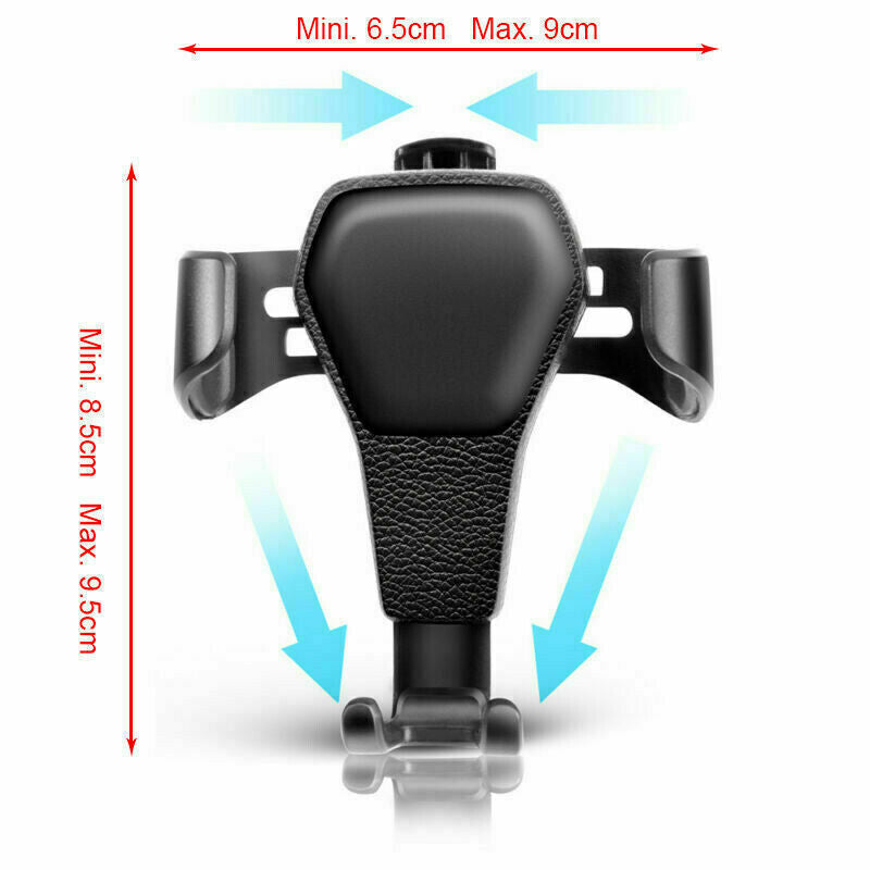 Universal Mobile Car Phone Holder Air Vent Gravity Design Mount Cradle Stand