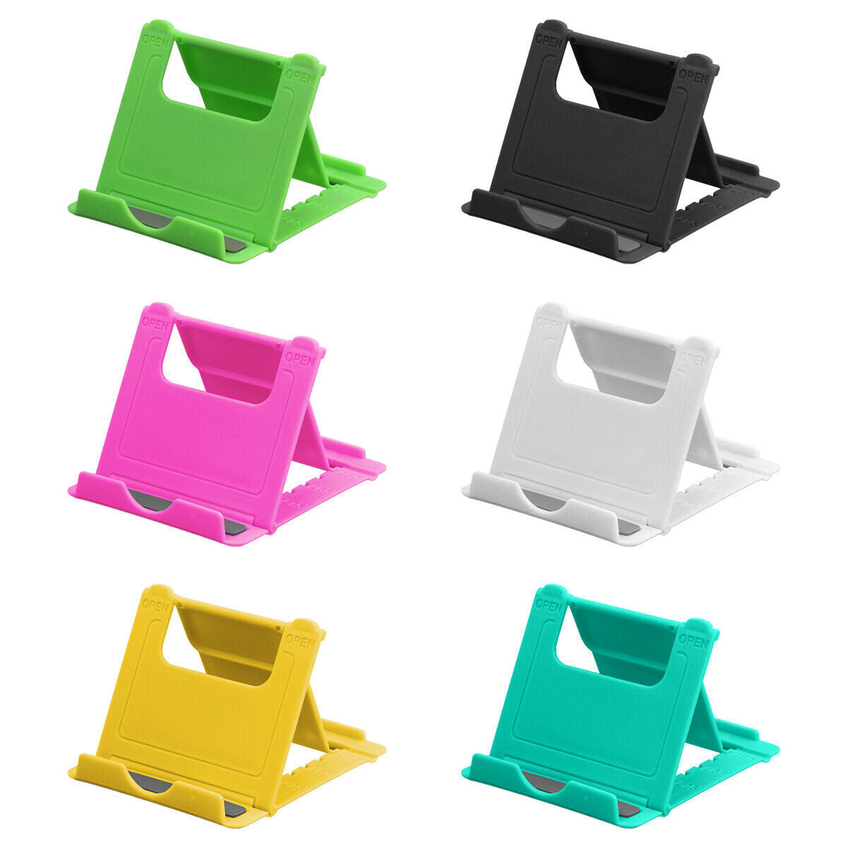 Universal Desk Stand Mobile Phone Tablet Holder Adjustable Foldable Portable