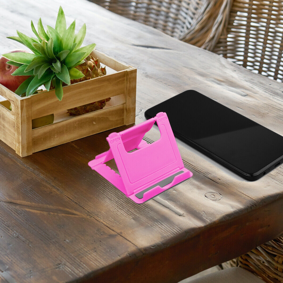 Universal Desk Stand Mobile Phone Tablet Holder Adjustable Foldable Portable
