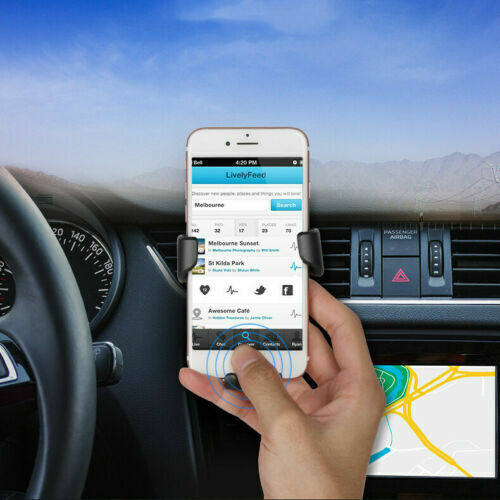 Universal Mobile Car Phone Holder Air Vent Gravity Design Mount Cradle Stand