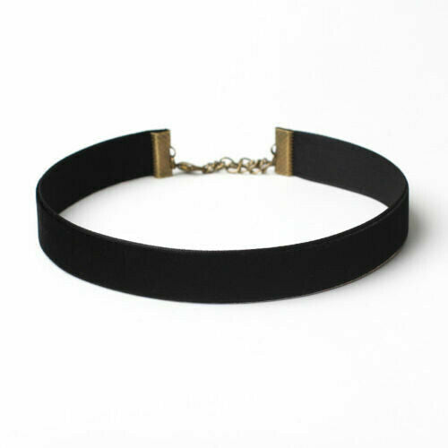 10 Pcs Black Choker Necklace Set Stretch Velvet Classic Gothic Tattoo Lace Retro