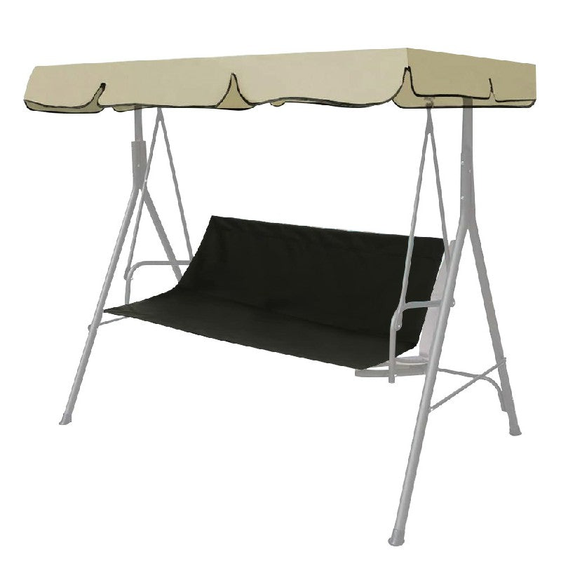 Replacement Part For Swing Seat Cover Garden Swinging Bench/Hammock  Black