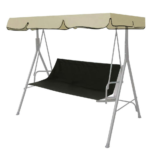Replacement Part For Swing Seat Cover Garden Swinging Bench/Hammock  Black