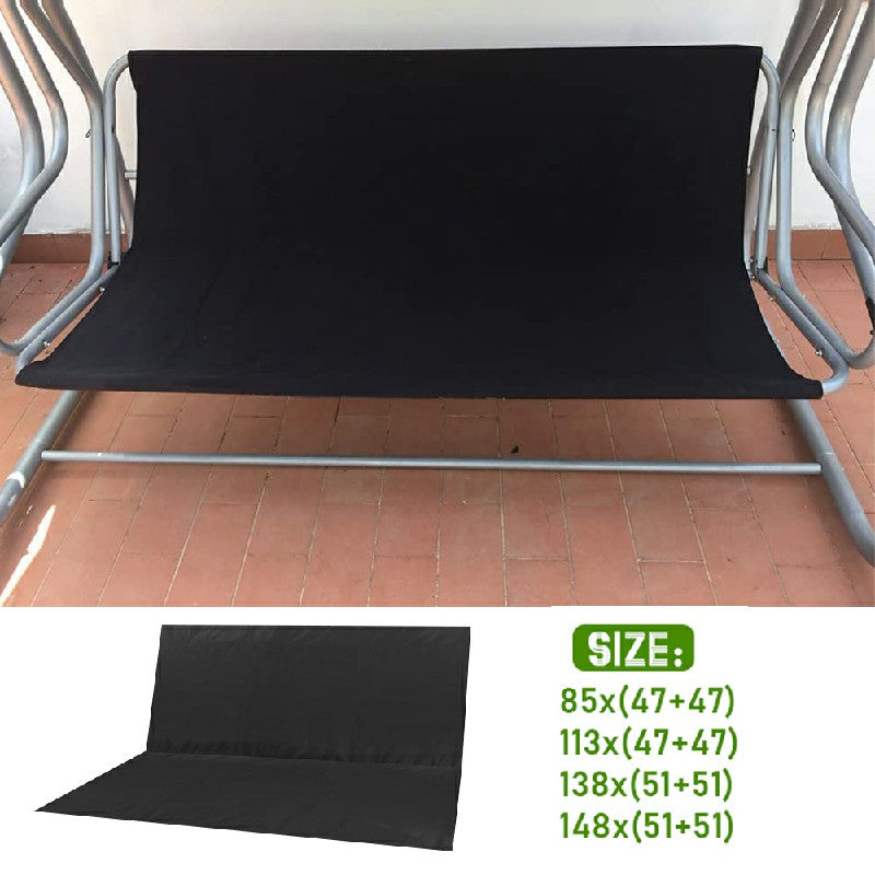Replacement Part For Swing Seat Cover Garden Swinging Bench/Hammock  Black